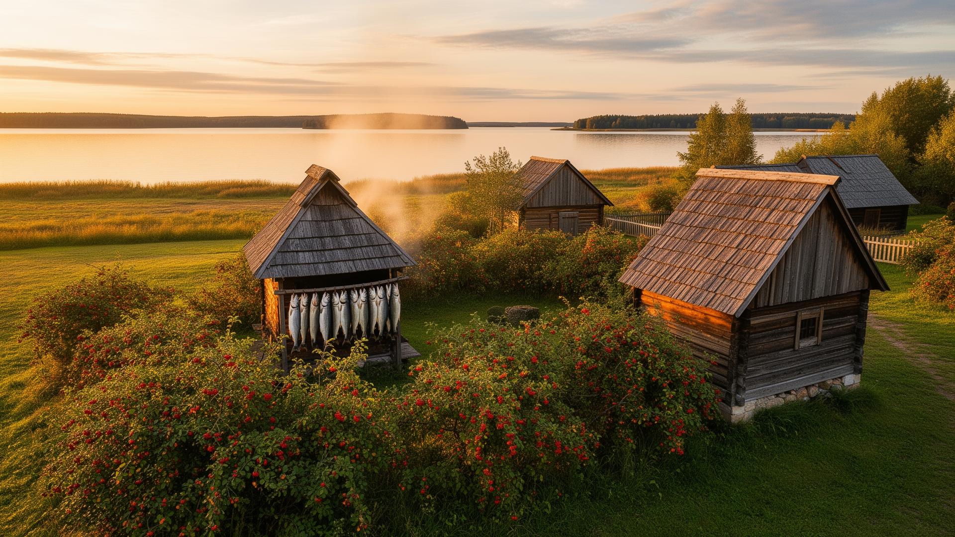 Piirikivi talu Võrtsjärve kaldal